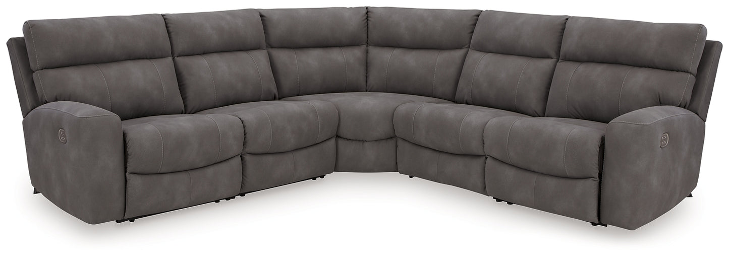 Next-Gen DuraPella 5-Piece Power Reclining Sectional Signature Design by Ashley®