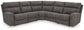 Next-Gen DuraPella 5-Piece Power Reclining Sectional Signature Design by Ashley®