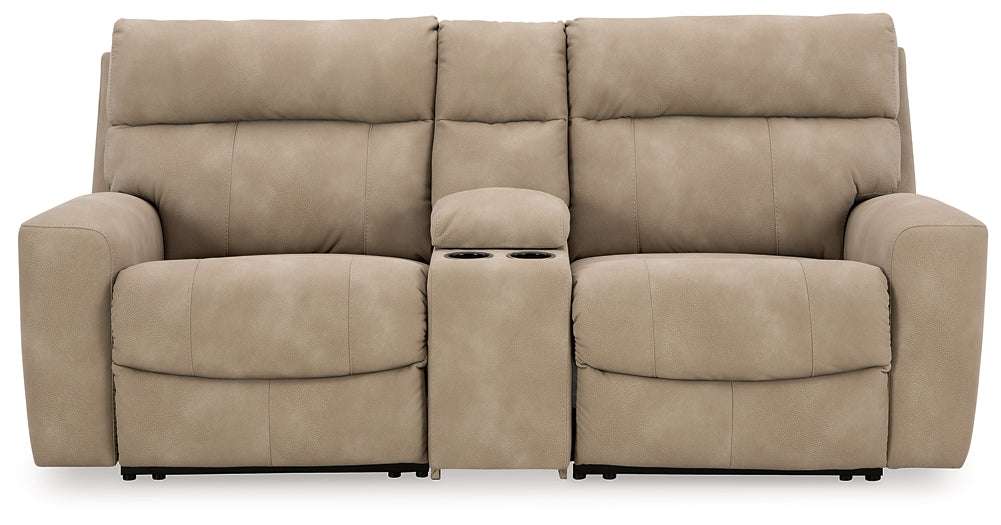 Next-Gen DuraPella 3-Piece Power Reclining Sectional Loveseat with Console Signature Design by Ashley®