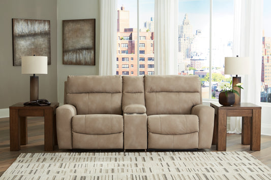 Next-Gen DuraPella 3-Piece Power Reclining Sectional Loveseat with Console Signature Design by Ashley®