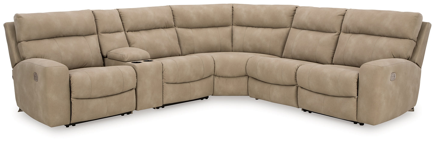 Next-Gen DuraPella 6-Piece Power Reclining Sectional Signature Design by Ashley®