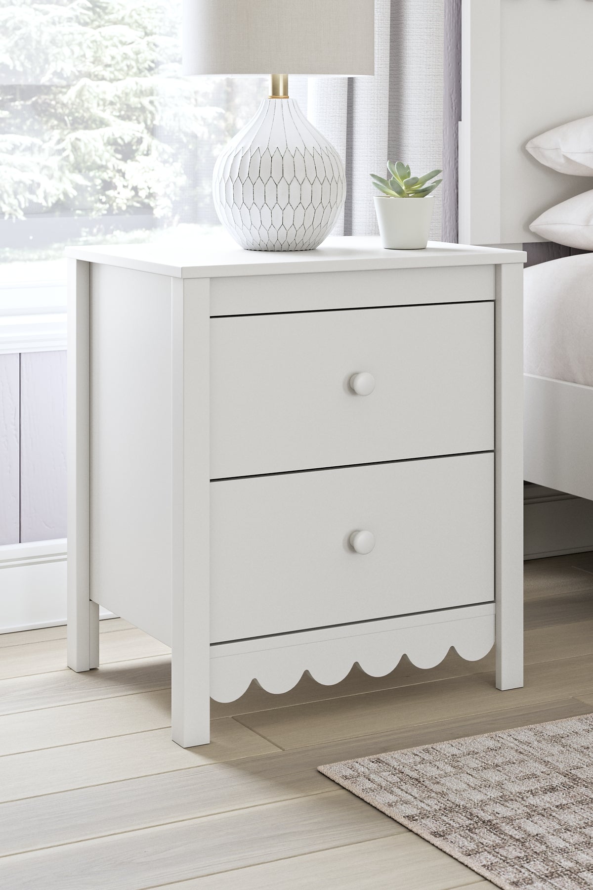 Hallityn Two Drawer Night Stand Signature Design by Ashley®