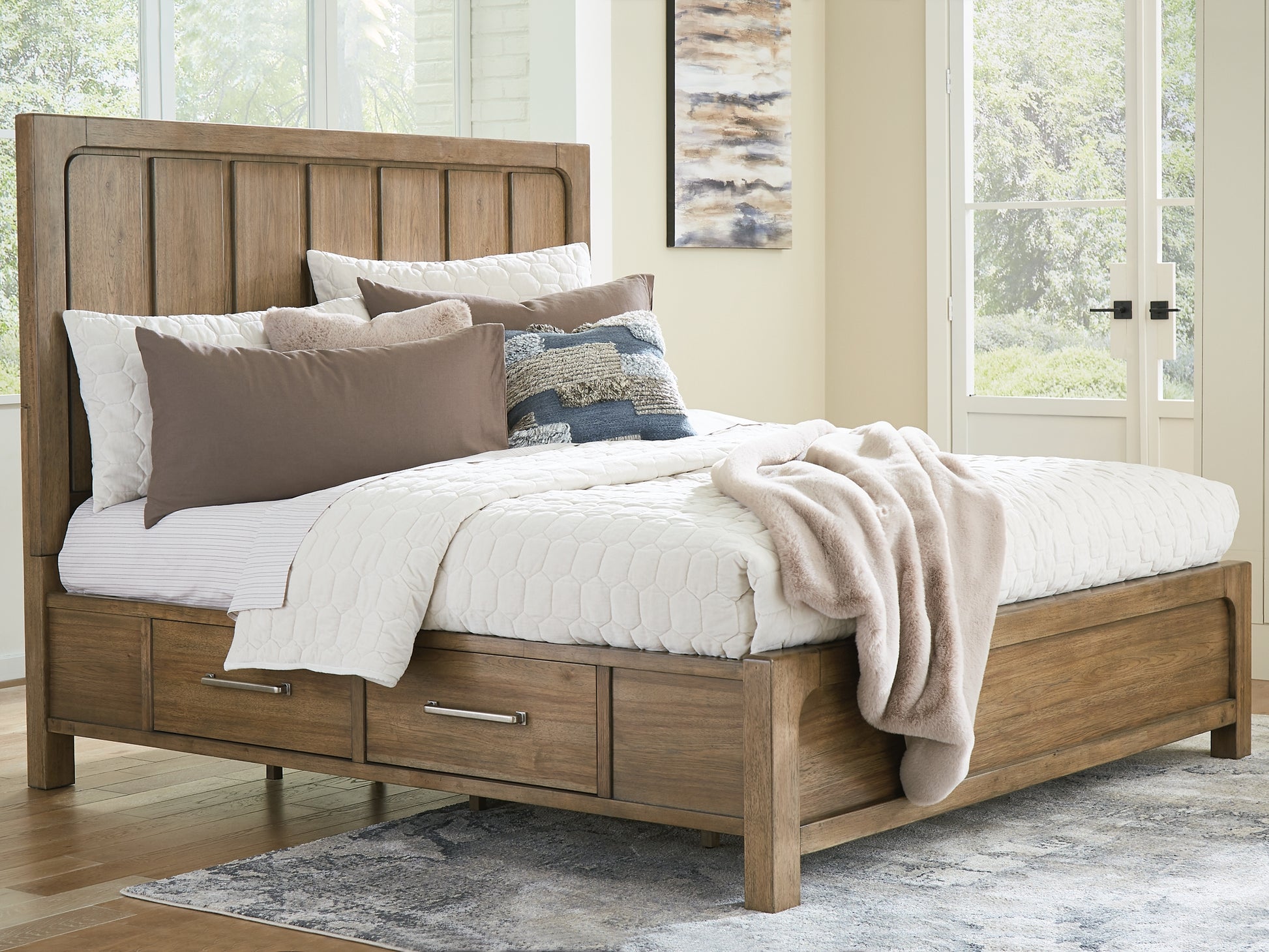 Cabalynn  Panel Bed With Storage Signature Design by Ashley®