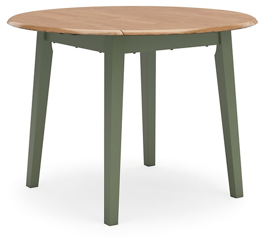 Gesthaven Round DRM Drop Leaf Table Signature Design by Ashley®