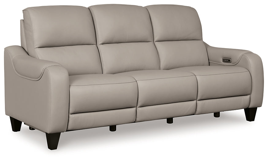 Mercomatic PWR REC Sofa with ADJ Headrest Signature Design by Ashley®