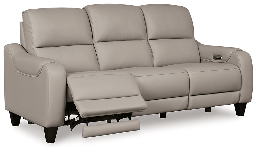 Mercomatic PWR REC Sofa with ADJ Headrest Signature Design by Ashley®