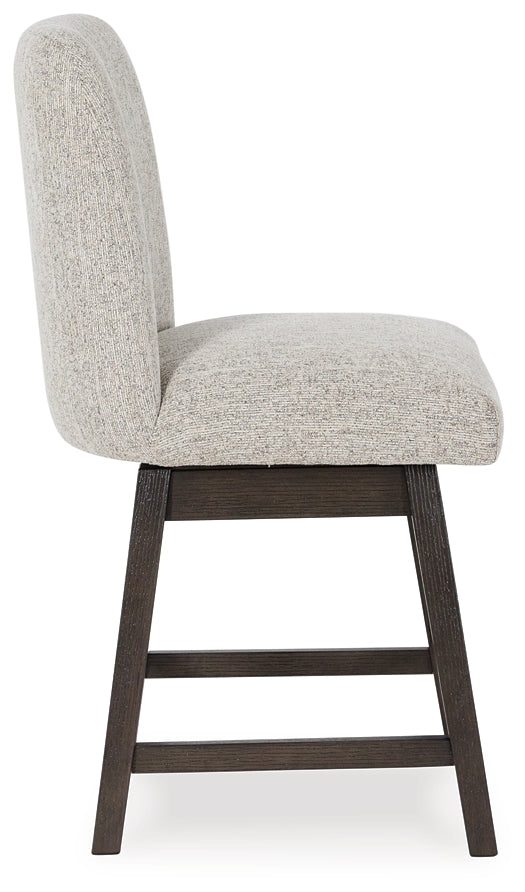 Burkhaus UPH Swivel Barstool (2/CN) Signature Design by Ashley®