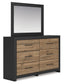 Vertani Dresser and Mirror Signature Design by Ashley®