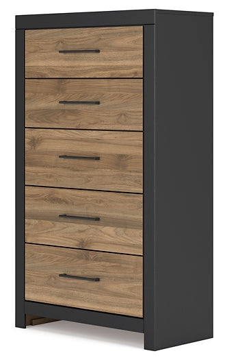 Vertani Five Drawer Chest Signature Design by Ashley®