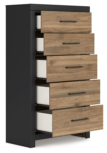 Vertani Five Drawer Chest Signature Design by Ashley®