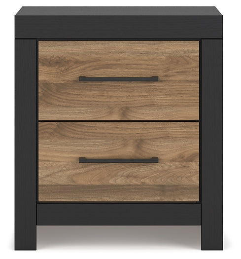 Vertani Two Drawer Night Stand Signature Design by Ashley®