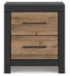 Vertani Two Drawer Night Stand Signature Design by Ashley®