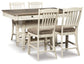 Bolanburg Counter Height Dining Table and 4 Barstools Signature Design by Ashley®