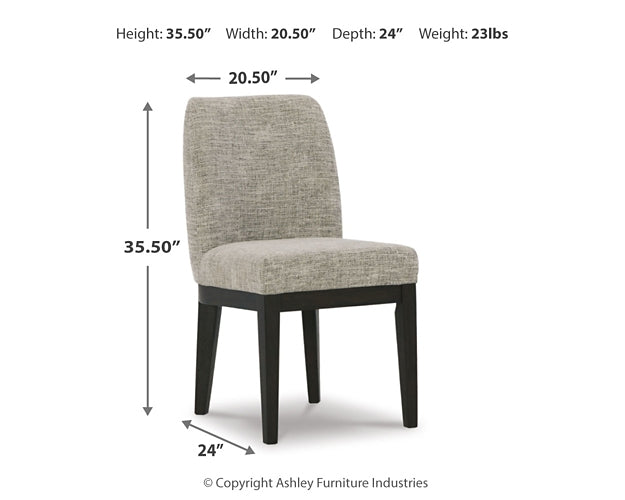 Burkhaus Dining Table and 4 Chairs Signature Design by Ashley®