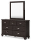 Covetown Twin Panel Bed with Mirrored Dresser and Nightstand Signature Design by Ashley®