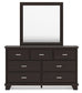 Covetown Twin Panel Bed with Mirrored Dresser and Nightstand Signature Design by Ashley®