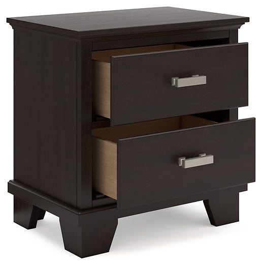 Covetown Twin Panel Bed with Mirrored Dresser and Nightstand Signature Design by Ashley®