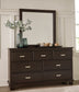 Covetown Twin Panel Bed with Mirrored Dresser and Nightstand Signature Design by Ashley®