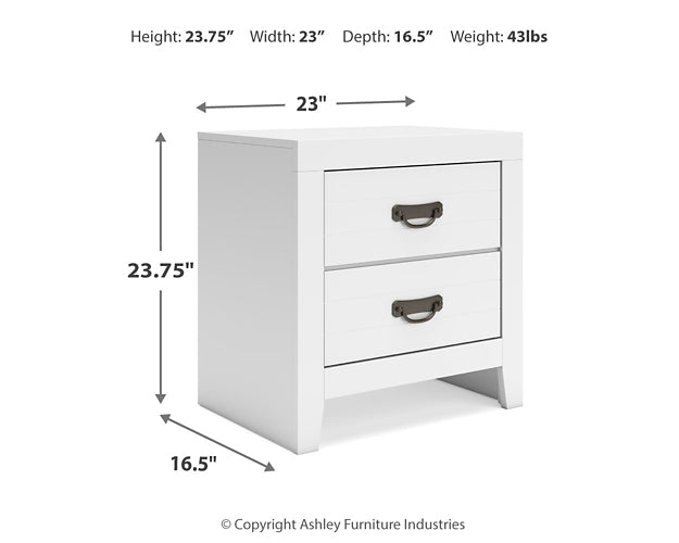 Binterglen Twin Panel Bed with Mirrored Dresser and Nightstand Signature Design by Ashley®