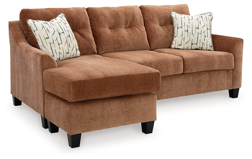 Amity Bay Sofa Chaise  Sleeper Benchcraft®