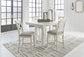 Robbinsdale Counter Height Dining Table and 4 Barstools Signature Design by Ashley®