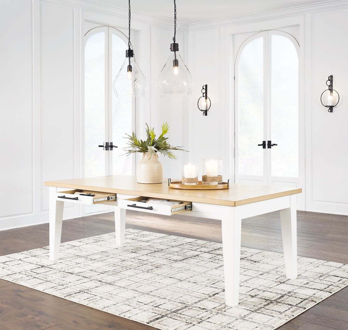 Ashbryn Dining Table and 4 Chairs Signature Design by Ashley®