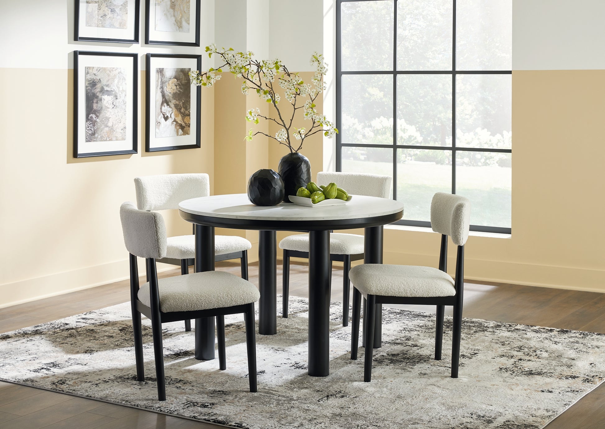 Xandrum Dining Table and 4 Chairs Signature Design by Ashley®