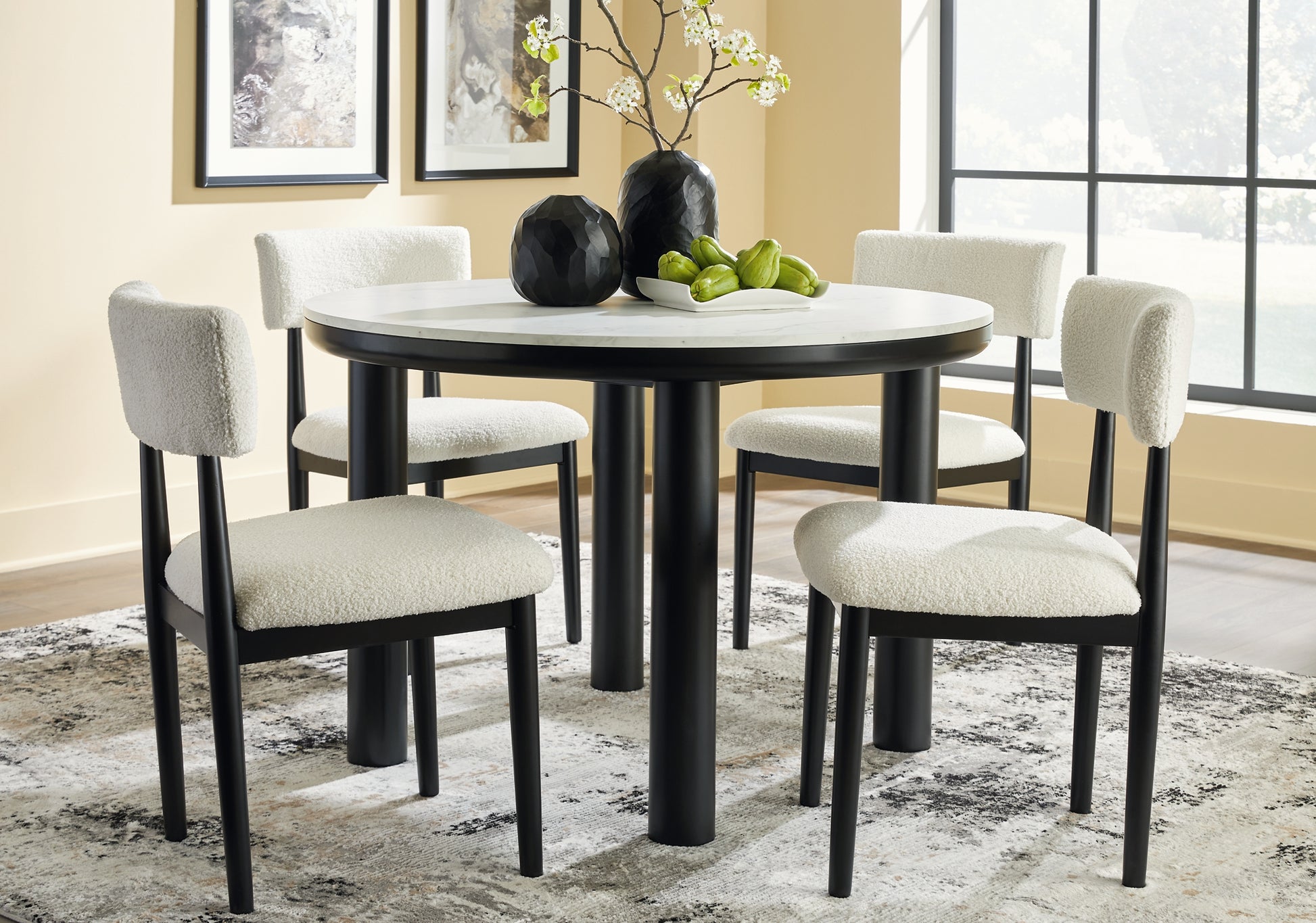 Xandrum Dining Table and 4 Chairs Signature Design by Ashley®