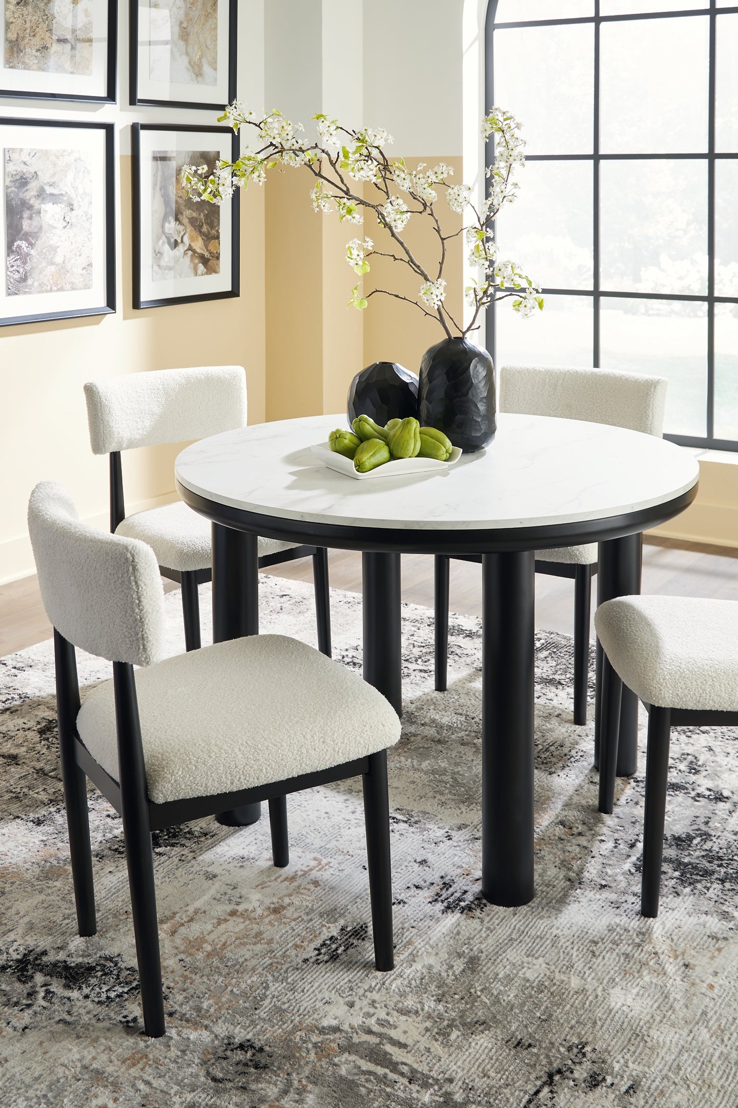 Xandrum Dining Table and 4 Chairs Signature Design by Ashley®