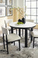 Xandrum Dining Table and 4 Chairs Signature Design by Ashley®