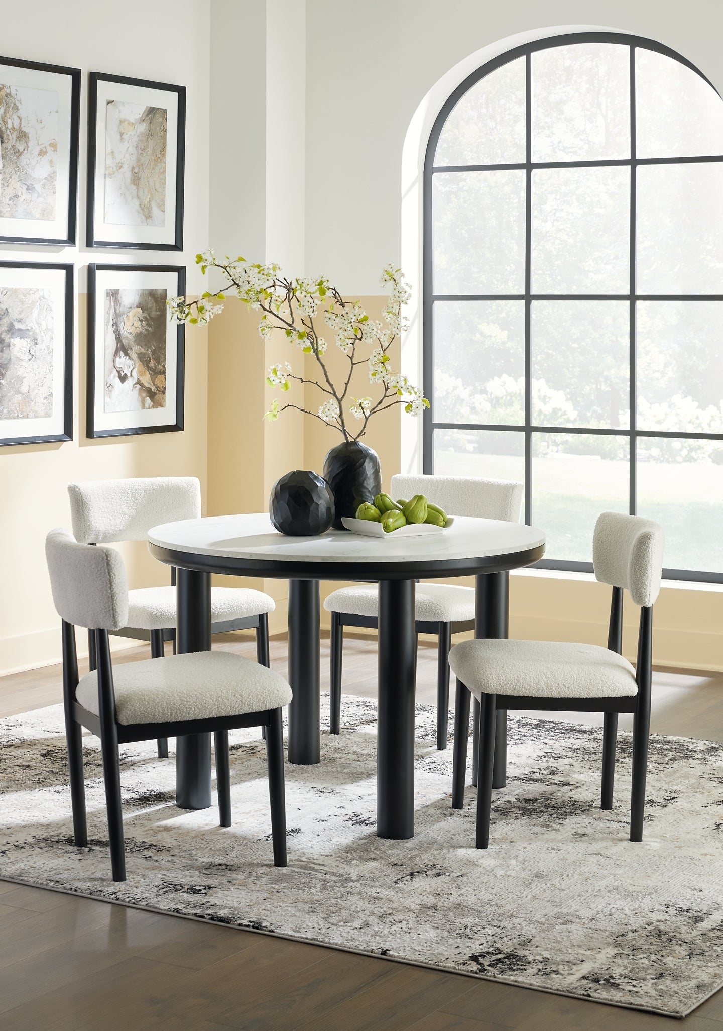 Xandrum Dining Table and 4 Chairs Signature Design by Ashley®