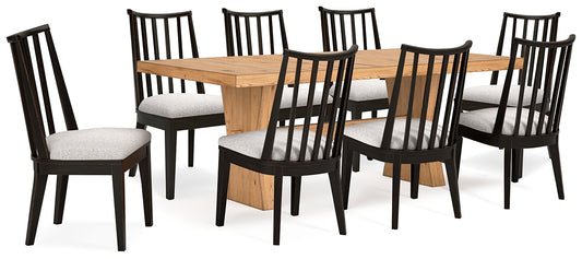 Galliden Dining Table and 8 Chairs Signature Design by Ashley®