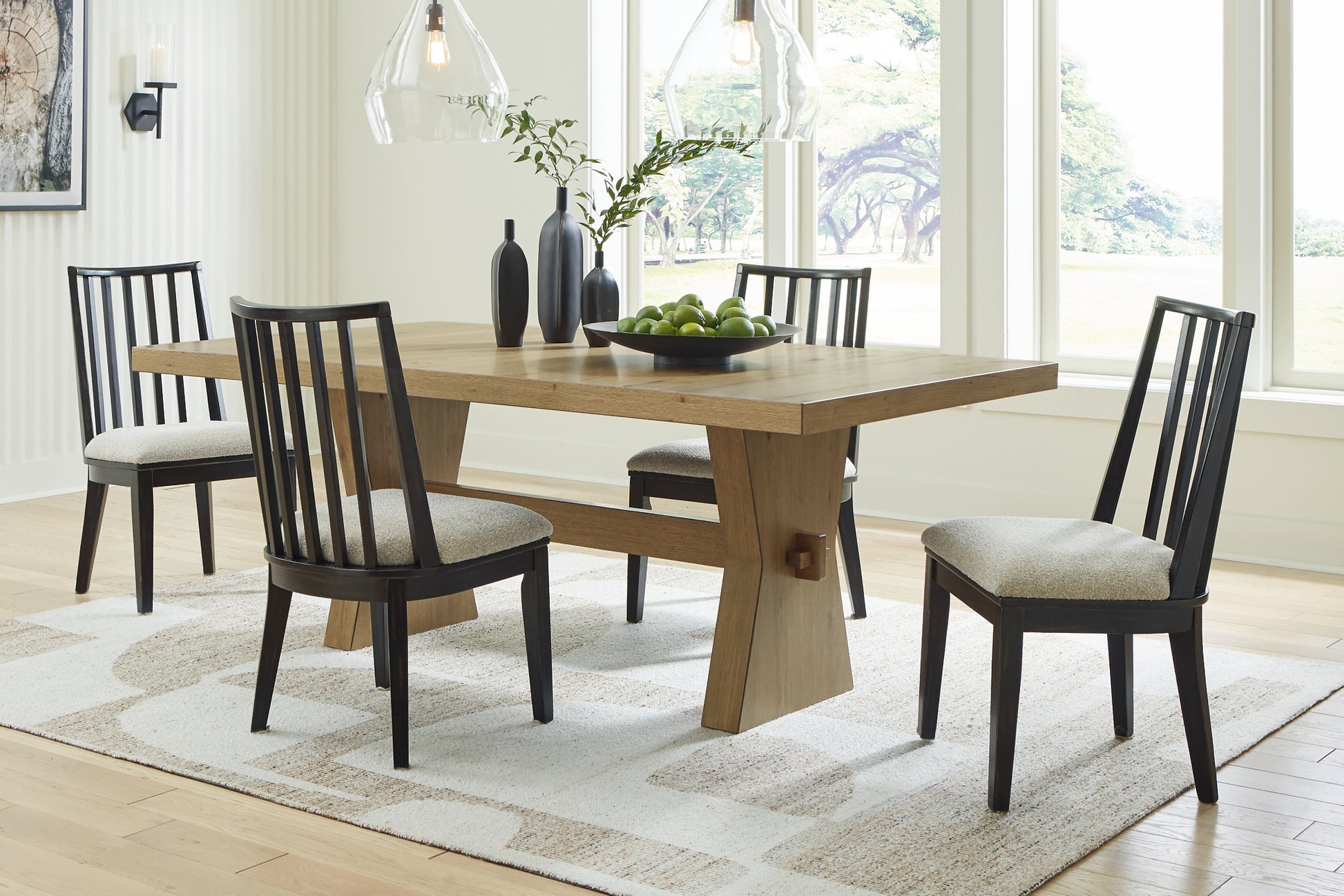 Galliden Dining Table and 4 Chairs Signature Design by Ashley®