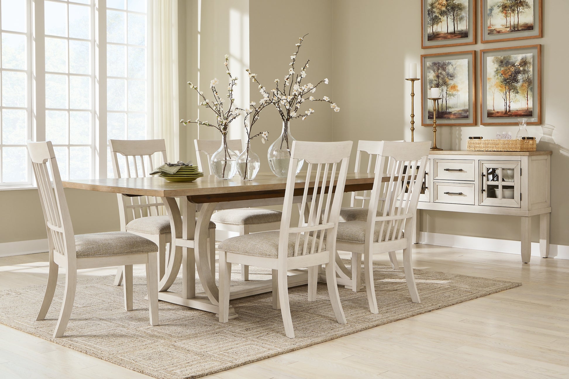 Shaybrock Dining Table and 6 Chairs Benchcraft®