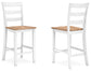 Gesthaven Counter Height Dining Table and 2 Barstools Signature Design by Ashley®