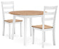 Gesthaven Dining Table and 2 Chairs Signature Design by Ashley®