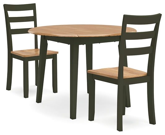 Gesthaven Dining Table and 2 Chairs Signature Design by Ashley®