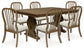 Sturlayne Dining Table and 6 Chairs with Storage Benchcraft®