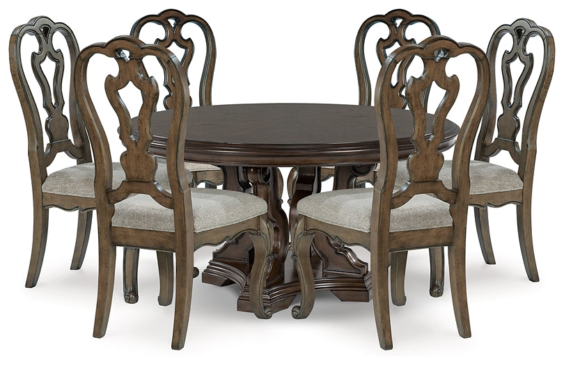 Maylee Dining Table and 6 Chairs Signature Design by Ashley®