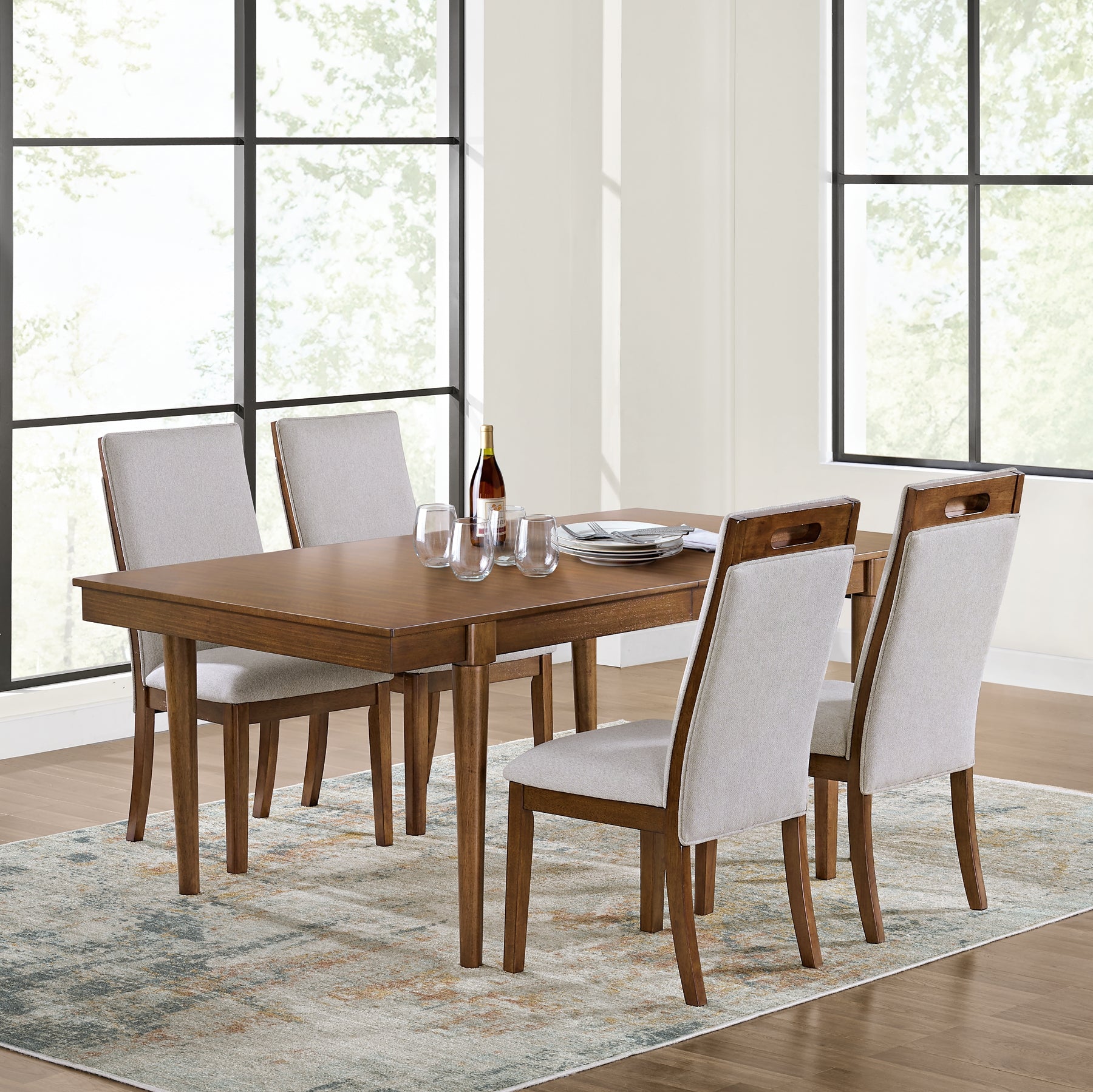 Lyncott Dining Table and 4 Chairs Signature Design by Ashley®