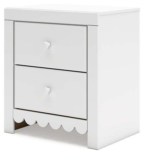 Mollviney Two Drawer Night Stand Signature Design by Ashley®