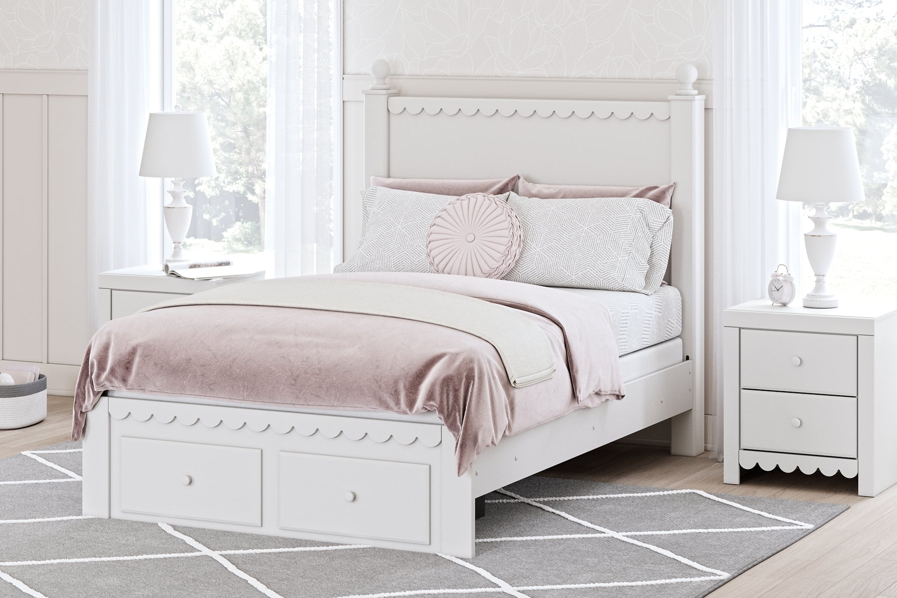 Mollviney  Panel Storage Bed Signature Design by Ashley®