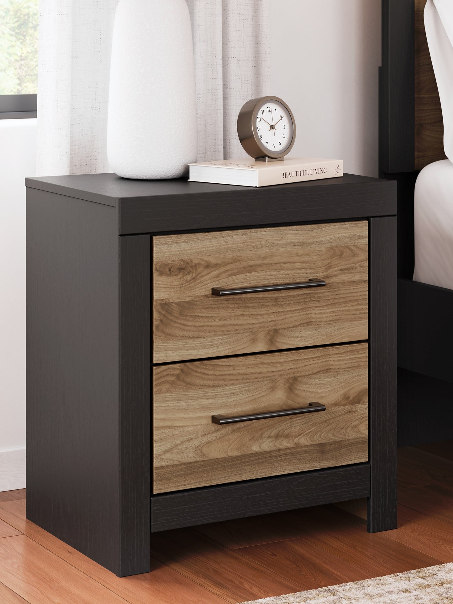 Vertani Two Drawer Night Stand Signature Design by Ashley®