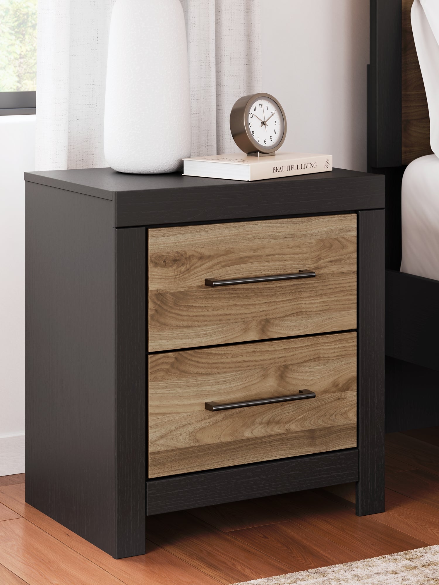 Vertani Two Drawer Night Stand Signature Design by Ashley®