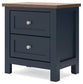 Landocken Two Drawer Night Stand Signature Design by Ashley®