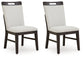 Neymorton Dining UPH Side Chair (2/CN) Signature Design by Ashley®