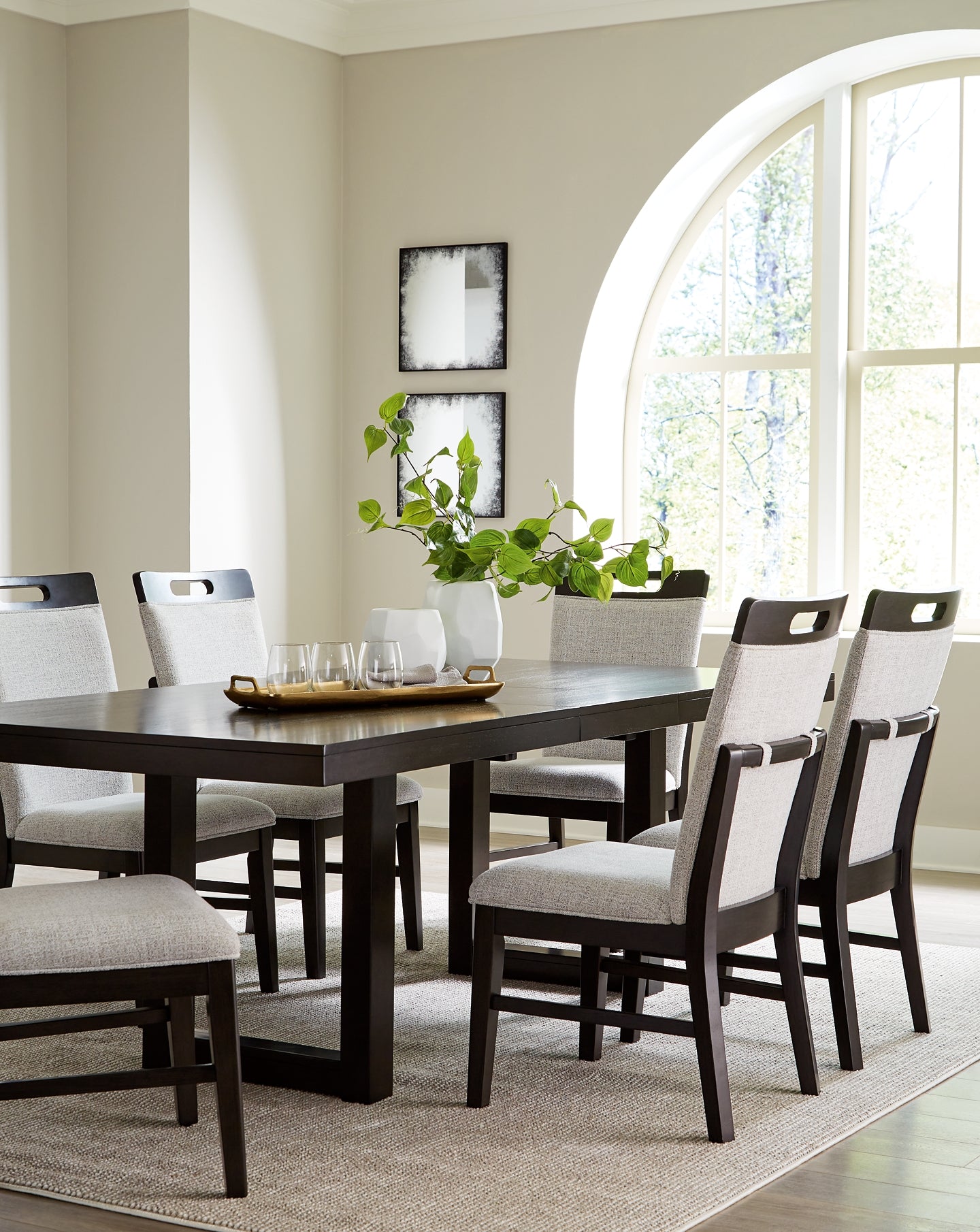 Neymorton Dining Table and 6 Chairs Signature Design by Ashley®