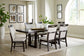 Neymorton Dining Table and 6 Chairs Signature Design by Ashley®