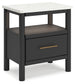 Cadmori Full Upholstered Panel Bed with Mirrored Dresser and Nightstand Signature Design by Ashley®