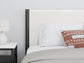 Cadmori Full Upholstered Panel Bed with Mirrored Dresser and Nightstand Signature Design by Ashley®